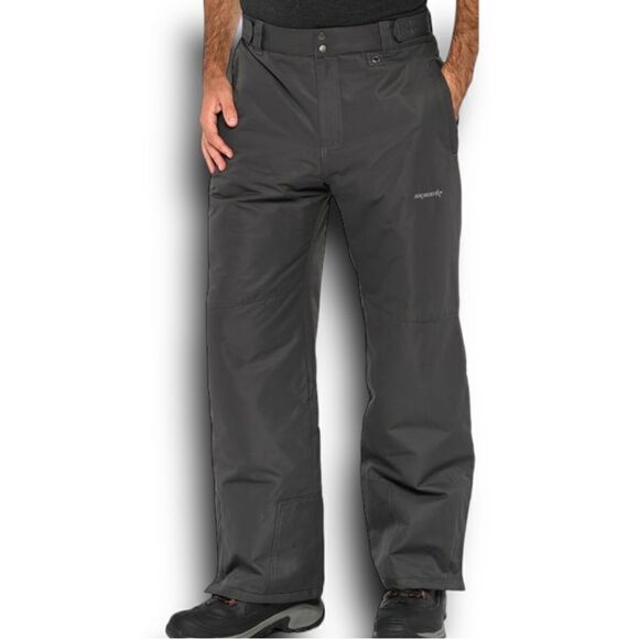 SKIGEAR Arctix Men's Essentials Snow Pants in Charcoal Size 52x34 NEW - Picture 1 of 6